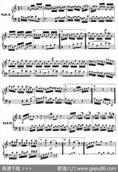 7VariationsinCWoO78（C大调英国国歌变奏曲）|路德维希·冯·贝多芬