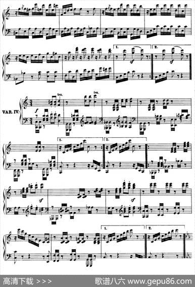 7VariationsinCWoO78（C大调英国国歌变奏曲）|路德维希·冯·贝多芬