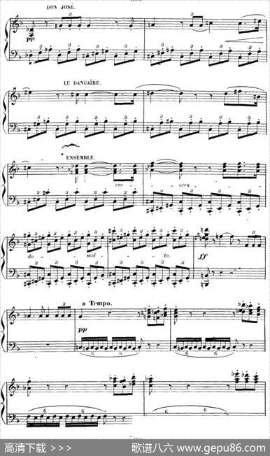 CarmenforSoloPiano（卡门全剧钢琴独奏版）（No.24）|乔治·比才