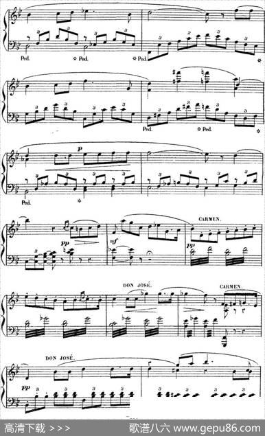 CarmenforSoloPiano（卡门全剧钢琴独奏版）（No.24）|乔治·比才