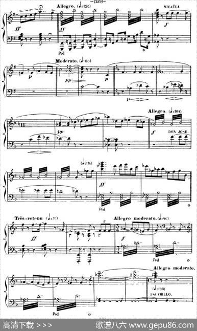 CarmenforSoloPiano（卡门全剧钢琴独奏版）（No.24）|乔治·比才
