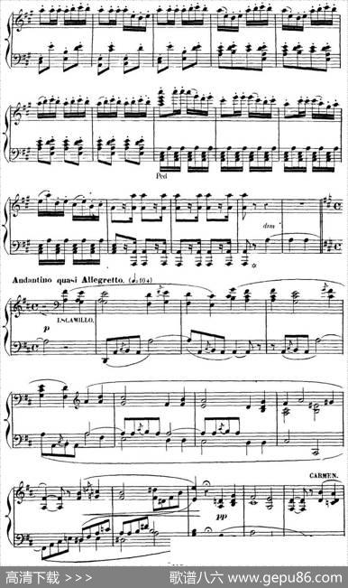 CarmenforSoloPiano（卡门全剧钢琴独奏版）（No.26）|乔治·比才