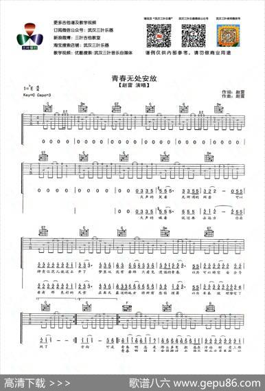 青春无处安放 - 赵雷|赵雷