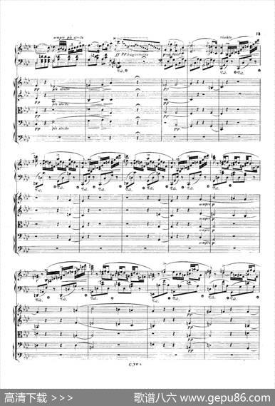 PianoConcertoNo.2infMinorOp.21（f小调第二钢琴协奏曲·总谱）|弗雷德里克·弗朗索瓦·肖邦