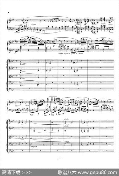 PianoConcertoNo.2infMinorOp.21（f小调第二钢琴协奏曲·总谱）|弗雷德里克·弗朗索瓦·肖邦