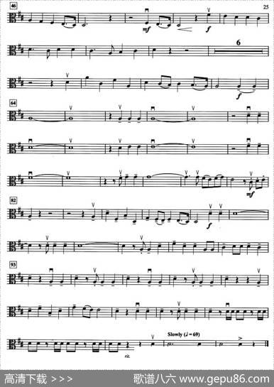 CELEBRATIONMEDLEY（中提琴分谱）