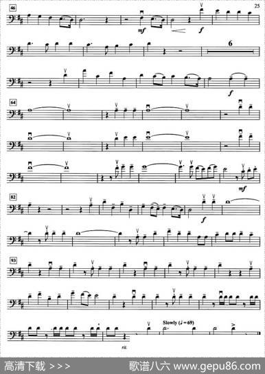 CELEBRATIONMEDLEY（大提琴分谱）