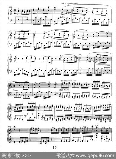 ChoralFantasiaincMinorOp.80（c小调合唱幻想曲·钢琴独奏版）|路德维希·冯·贝多芬