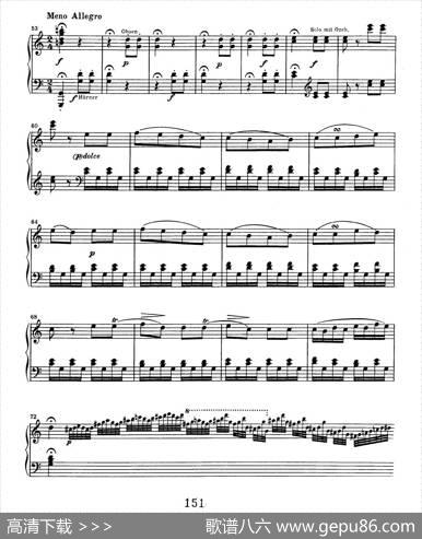 ChoralFantasiaincMinorOp.80（c小调合唱幻想曲·钢琴独奏版）|路德维希·冯·贝多芬