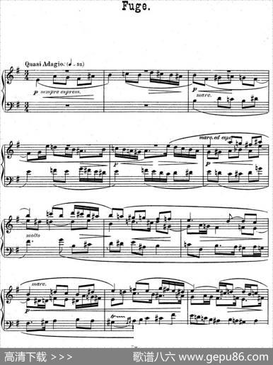 6PreludesandFuguesOp.99（6首前奏曲与赋格·1）|马克斯·雷格