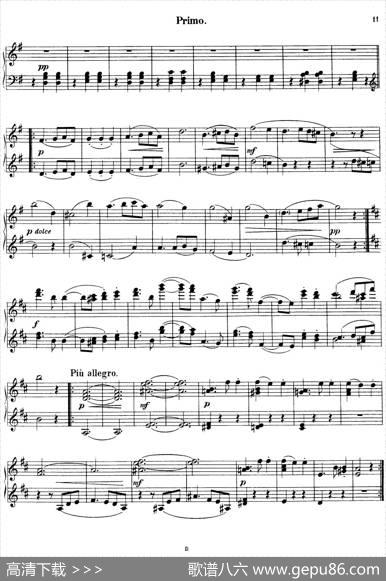 WalzerOp.3-4hands（圆舞曲·四手联弹）|厄恩斯特·凡·多南依