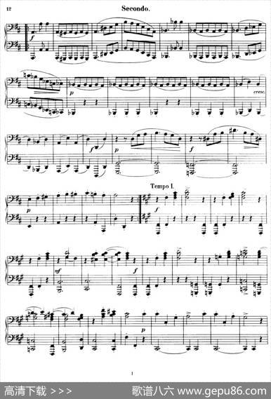 WalzerOp.3-4hands（圆舞曲·四手联弹）|厄恩斯特·凡·多南依