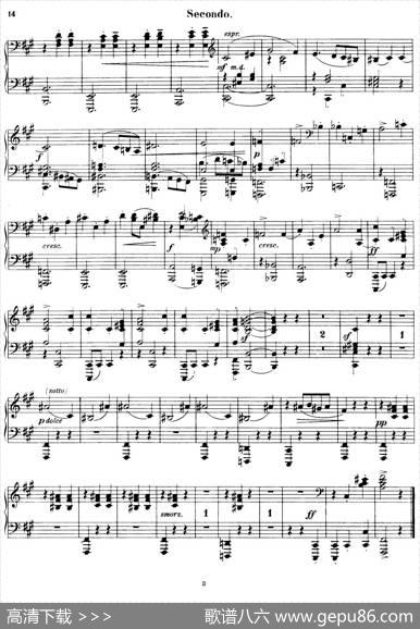 WalzerOp.3-4hands（圆舞曲·四手联弹）|厄恩斯特·凡·多南依