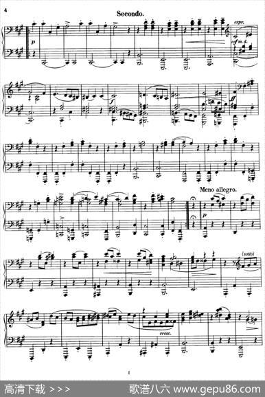 WalzerOp.3-4hands（圆舞曲·四手联弹）|厄恩斯特·凡·多南依