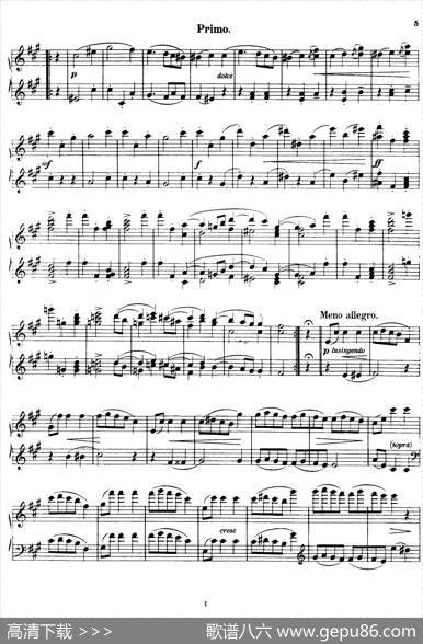 WalzerOp.3-4hands（圆舞曲·四手联弹）|厄恩斯特·凡·多南依