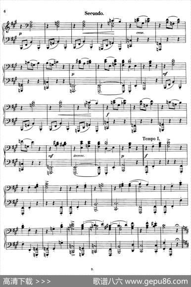 WalzerOp.3-4hands（圆舞曲·四手联弹）|厄恩斯特·凡·多南依