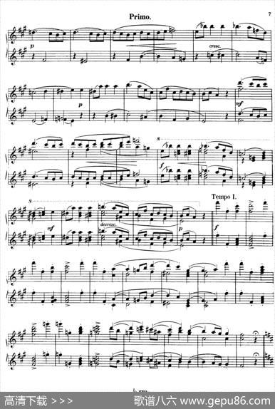 WalzerOp.3-4hands（圆舞曲·四手联弹）|厄恩斯特·凡·多南依