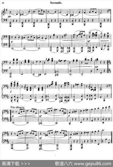 WalzerOp.3-4hands（圆舞曲·四手联弹）|厄恩斯特·凡·多南依