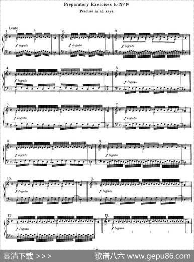 TechnicalStudies60ProgressiveExercises（60首钢琴循序渐进练习曲P1——10）|约瑟夫·皮史纳