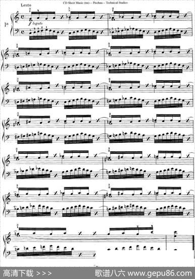 TechnicalStudies60ProgressiveExercises（60首钢琴循序渐进练习曲P1——10）|约瑟夫·皮史纳