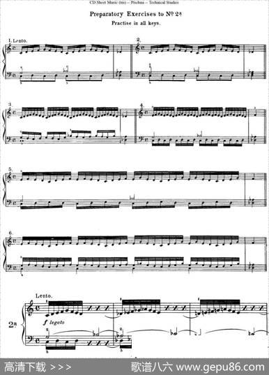 TechnicalStudies60ProgressiveExercises（60首钢琴循序渐进练习曲P1——10）|约瑟夫·皮史纳