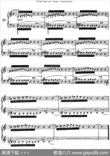 TechnicalStudies60ProgressiveExercises（60首钢琴循序渐进练习曲P1——10）|约瑟夫·皮史纳