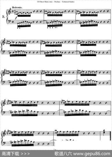 TechnicalStudies60ProgressiveExercises（60首钢琴循序渐进练习曲P1——10）|约瑟夫·皮史纳