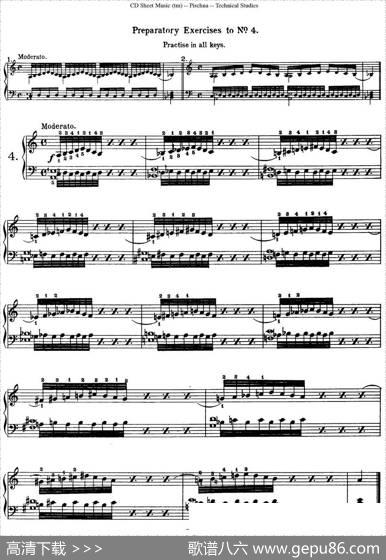 TechnicalStudies60ProgressiveExercises（60首钢琴循序渐进练习曲P1——10）|约瑟夫·皮史纳