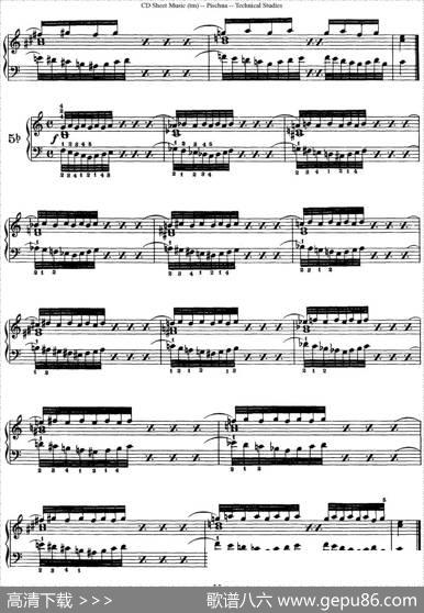 TechnicalStudies60ProgressiveExercises（60首钢琴循序渐进练习曲P11——20）|约瑟夫·皮史纳