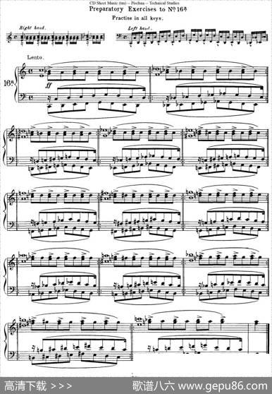 TechnicalStudies60ProgressiveExercises（60首钢琴循序渐进练习曲P21——30）|约瑟夫·皮史纳
