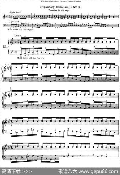 TechnicalStudies60ProgressiveExercises（60首钢琴循序渐进练习曲P21——30）|约瑟夫·皮史纳