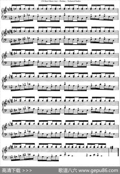 TechnicalStudies60ProgressiveExercises（60首钢琴循序渐进练习曲P21——30）|约瑟夫·皮史纳