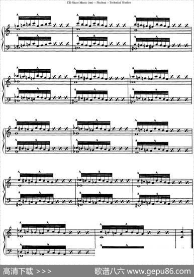 TechnicalStudies60ProgressiveExercises（60首钢琴循序渐进练习曲P21——30）|约瑟夫·皮史纳