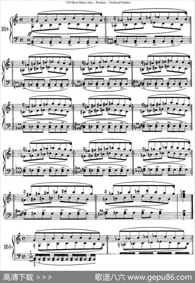 TechnicalStudies60ProgressiveExercises（60首钢琴循序渐进练习曲P21——30）|约瑟夫·皮史纳