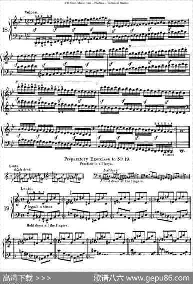 TechnicalStudies60ProgressiveExercises（60首钢琴循序渐进练习曲P31——40）|约瑟夫·皮史纳