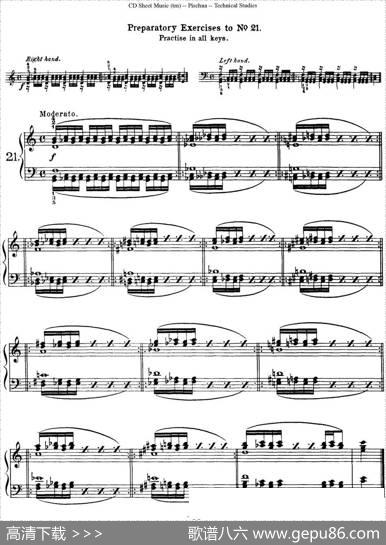 TechnicalStudies60ProgressiveExercises（60首钢琴循序渐进练习曲P31——40）|约瑟夫·皮史纳