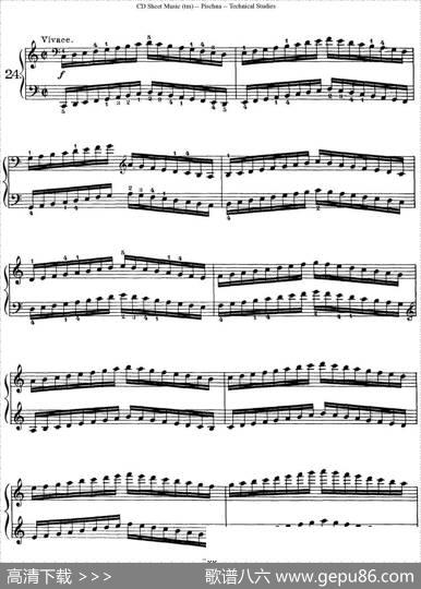 TechnicalStudies60ProgressiveExercises（60首钢琴循序渐进练习曲P31——40）|约瑟夫·皮史纳