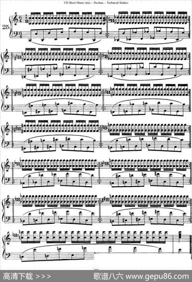 TechnicalStudies60ProgressiveExercises（60首钢琴循序渐进练习曲P31——40）|约瑟夫·皮史纳
