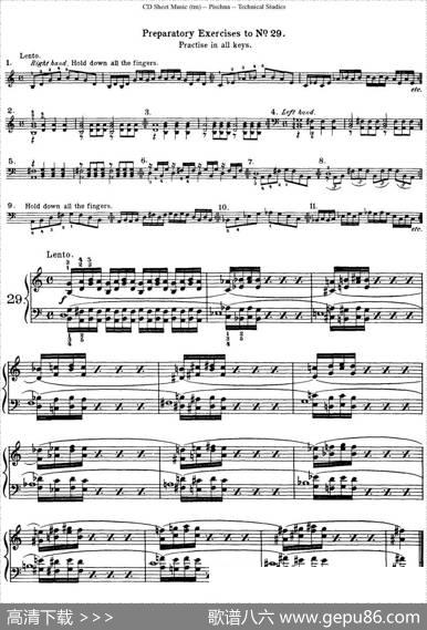 TechnicalStudies60ProgressiveExercises（60首钢琴循序渐进练习曲P41——50）|约瑟夫·皮史纳