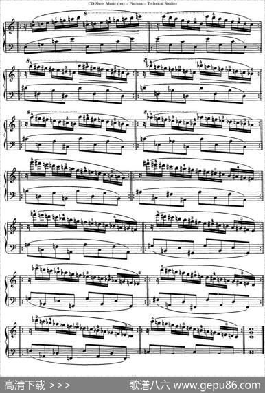 TechnicalStudies60ProgressiveExercises（60首钢琴循序渐进练习曲P41——50）|约瑟夫·皮史纳