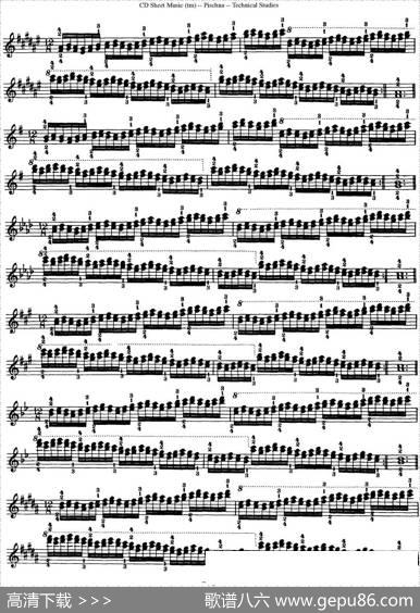 TechnicalStudies60ProgressiveExercises（60首钢琴循序渐进练习曲P71——80）|约瑟夫·皮史纳