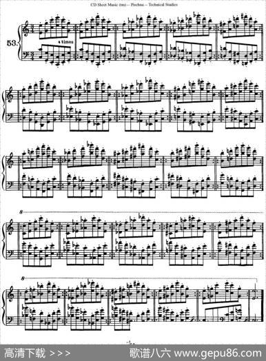 TechnicalStudies60ProgressiveExercises（60首钢琴循序渐进练习曲P91——99）|约瑟夫·皮史纳
