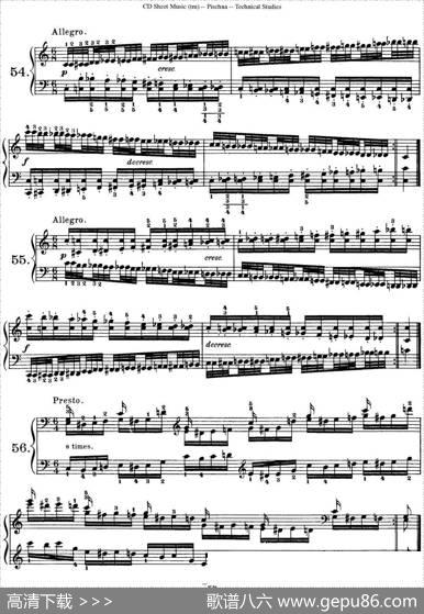 TechnicalStudies60ProgressiveExercises（60首钢琴循序渐进练习曲P91——99）|约瑟夫·皮史纳