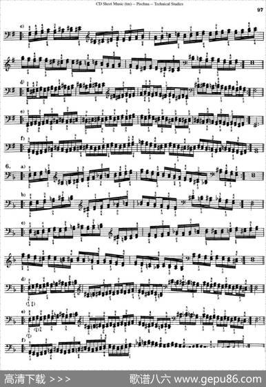 TechnicalStudies60ProgressiveExercises（60首钢琴循序渐进练习曲P91——99）|约瑟夫·皮史纳