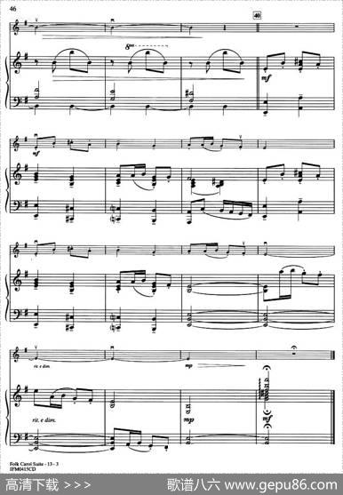 FOLKCAROLSUITE（钢琴伴奏）