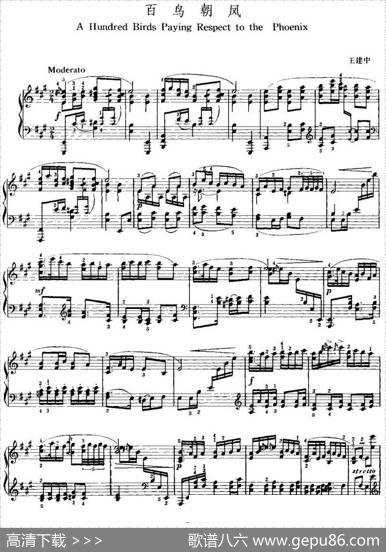 中国钢琴名曲30首：百鸟朝凤|王建中