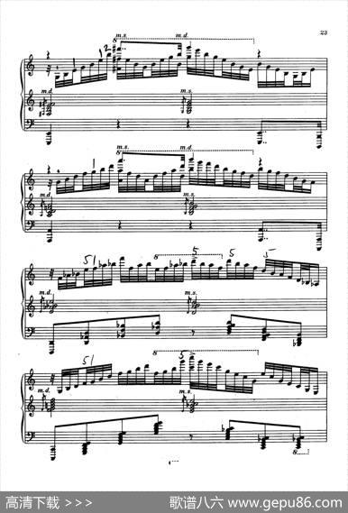 PianoConcertoNo.2ingMinorOp.16（g小调第二钢琴协奏曲·Ⅰ·双钢琴）|谢尔盖·普罗科菲耶夫