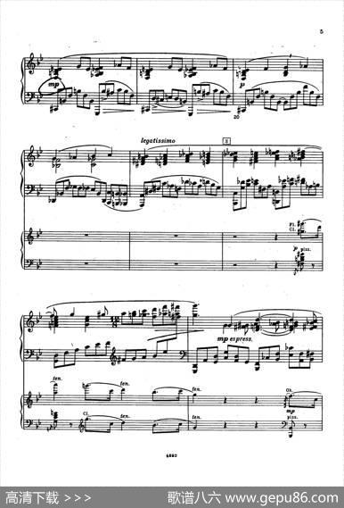 PianoConcertoNo.2ingMinorOp.16（g小调第二钢琴协奏曲·Ⅰ·双钢琴）|谢尔盖·普罗科菲耶夫