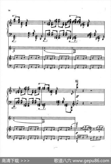 PianoConcertoNo.2ingMinorOp.16（g小调第二钢琴协奏曲·Ⅳ·双钢琴）|谢尔盖·普罗科菲耶夫