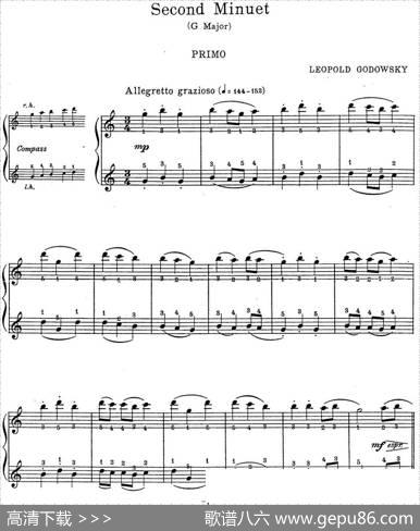 7Ancient-Dances-(4H)四手联弹（七首古风舞曲·2）|里奥鲍尔德·戈多夫斯基